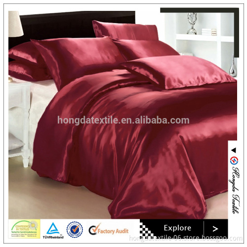 luxury wedding bedroom set Chinese pure mulberry OEM silk bed linen